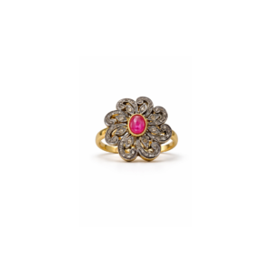Ruby & Diamond Fine Gemstone Ring
