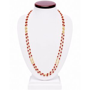 Radiant Red Quartz Pearl Mala