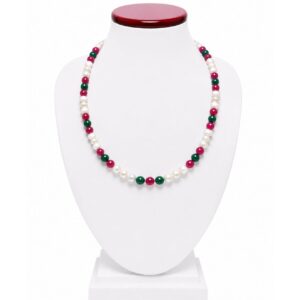 Elegant Pearl Jade Harmony Mala