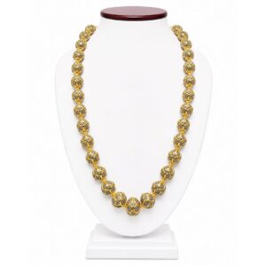 Regal Radiance Swiss Marcasite Mala Necklace