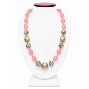 Blush Harmony Rose Quartz Mala Necklace