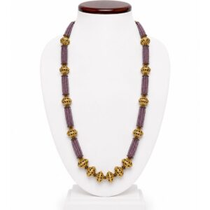 Regal Hydra Amethyst Gold Mala